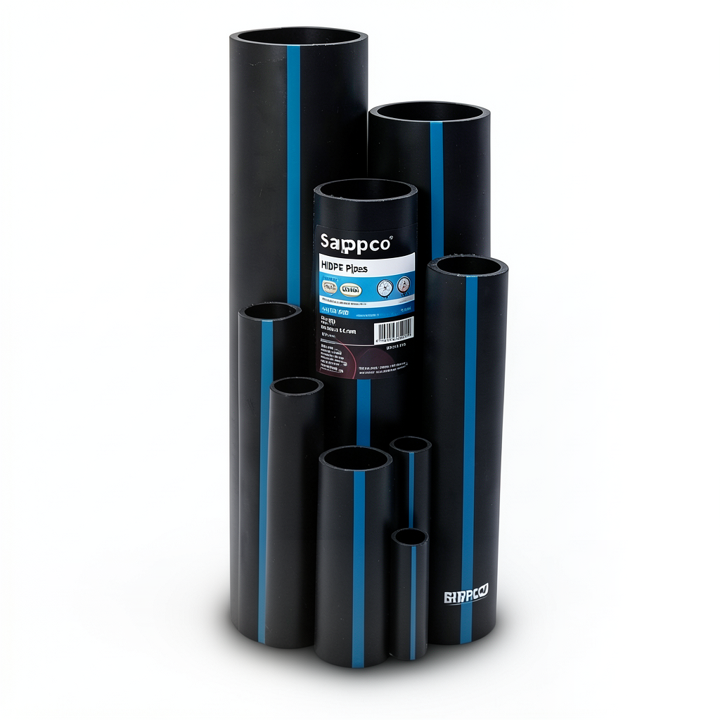 مواسير HDPE سابكو PE 100 قطر خارجي 110 مم سماكة 6.6 مم لون اسود | سابكو