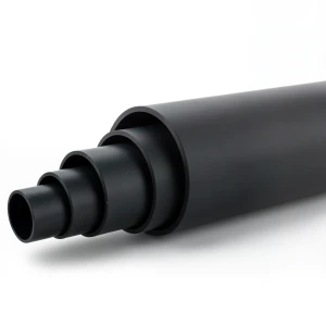 HDPE Polyethylene Pipe Nominal Pressure 15.6 Bar PE 100 OD 200 mm SDR 9 Black