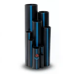 Sappco HDPE Pipe PE 100 Size OD 125 mm Thickness 7.4 mm Black | SAPPCO
