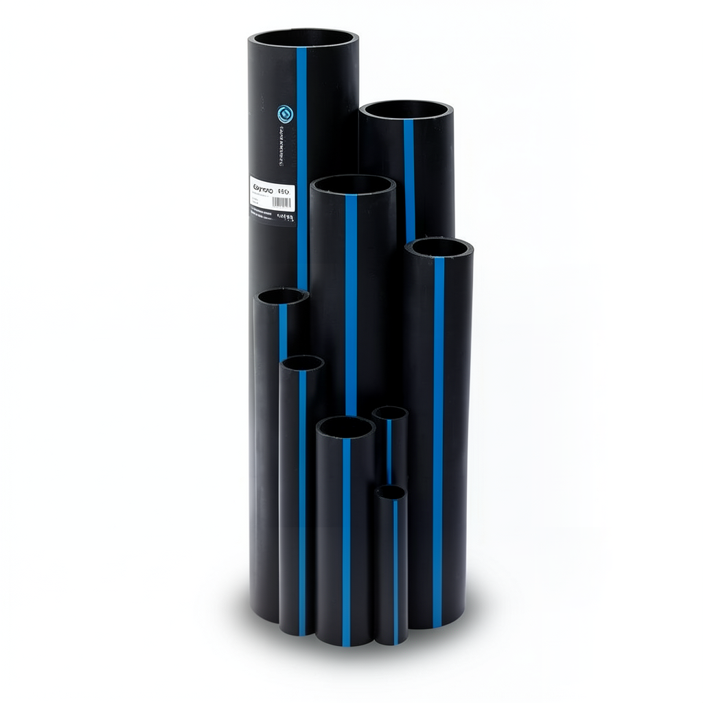 Sappco HDPE Pipe PE 100 OD 200 mm Thickness 11.9 mm Black | SAPPCO
