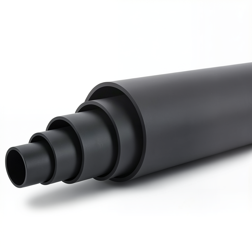 HDPE Polyethylene Pipe PN 15.6 Bar PE 100 OD 280 mm SDR 9 Black