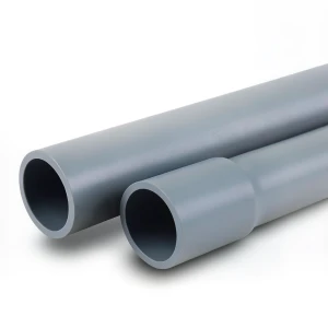 أنابيب UPVC جدول 80 مقاس 2 إنش سمك 5.54 مم لون رمادي