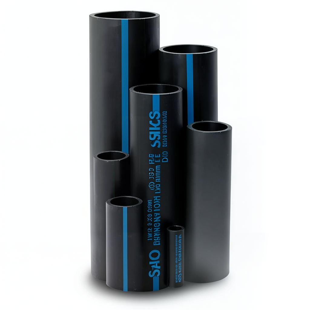 Sappco HDPE Pipe PE 100 Size (OD) 315 mm Thickness 18.7 mm Black | SAPPCO