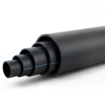 HDPE Pipe Nominal Pressure 15.6 Bar PE 100 OD 450 mm SDR 9 Black