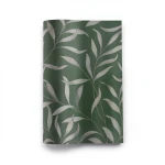 Leaf Patterned Wallpaper 10 m x 0.53 m Green, Model 221324