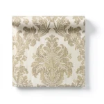 Italian Wall Decoration Beige Color 10m x 0.53m, Model 63020