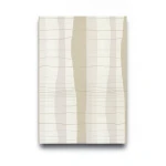 Italian Wallpaper Beige Color Modern Design, Size 10m x 1.06m