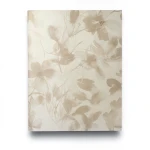Italian Wallpaper Floral Design Beige Color, Size 10m x 1.06m, Model 72952