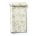 Italian Wallpaper Floral Design Creamy Color, Size 10mx1.06m, Model 72954