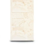 Youthful Wall Covering Pale Beige 0.53m x 10m, Model 18271