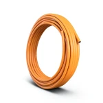 HDPE Plastic Coil Pipe PN 6 Bar PE 100 63 mm OD 3.6 mm Thickness Orange