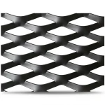 Hot Rolled Black Steel Expanded Metal Mesh Thickness 3.8 mm Width 1.22 m Length 6 m