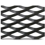 Hot Rolled Black Steel Expanded Metal Mesh Thickness 3.8 mm Width 1.22 m Length 7 m