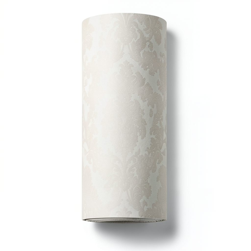 Italian Wallpaper 10m x 0.53m Pale Beige, Model 63016