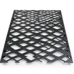 Hot Rolled Black Steel Expanded Metal Mesh Thickness 4.8 mm Width 1.22 m Length 2 m