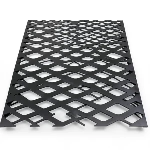 Hot Rolled Black Steel Expanded Metal Mesh Thickness 4.8 mm Width 1.22 m Length 2 m