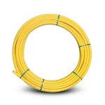 Almona HDPE Coil Pipe Nominal Pressure 8 Bar PE 80 OD 20 mm Thickness 3 mm Yellow