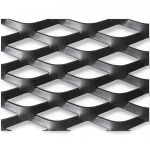 Hot Rolled Black Steel Expanded Metal Mesh Thickness 4.8 mm Width 1.22 m Length 2 m