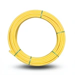 Almona HDPE Plastic Coil Pipe 32 mm OD, 3 mm Thickness, 8 Bar Pressure, Yellow