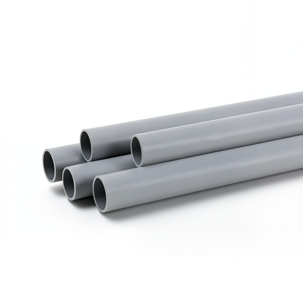 UPVC Plastic Pipe Electrical EPT Size 1 1/4 inch Thickness 2.29 mm Gray Color