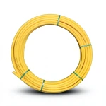 Almona HDPE Coil Pipe PN 8 Bar PE 80 OD 40 mm Thickness 3.7 mm Yellow