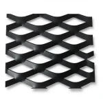Hot Rolled Black Steel Expanded Metal Mesh Thickness 4.8 mm Width 1.22 m Length 3 m