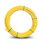 Almona HDPE Coil Pipe Pressure 8 Bar PE 80, 50 mm OD, 4.6 mm Thickness, Yellow