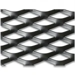 Hot Rolled Black Steel Expanded Metal Mesh Thickness 4.8 mm Width 1.22 m Length 4 m