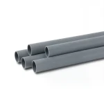 أنابيب بلاستيك UPVC كهربائية EPC 40 مقاس 3/4 إنش سماكة 3.38 مم لون رمادي