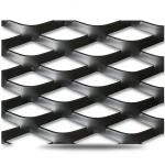 Hot Rolled Black Steel Expanded Metal Mesh Thickness 4.8 mm Width 1.22 m Length 5 m