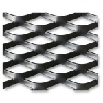 Hot Rolled Black Steel Expanded Metal Mesh Thickness 4.8 mm Width 1.22 m Length 6 m