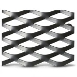 Hot Rolled Black Steel Expanded Metal Mesh Thickness 4.8 mm Width 1.22 m Length 7 m