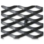 Hot Rolled Black Steel Expanded Metal Mesh Thickness 3.8 mm Width 1.22 m Length 6 m