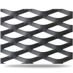 Hot Rolled Black Steel Expanded Metal Mesh Thickness 5.8 mm Width 1.22 m Length 2 m