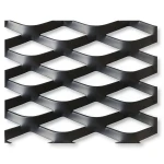 Hot Rolled Black Steel Expanded Metal Mesh Thickness 5.8 mm Width 1.22 m Length 3 m
