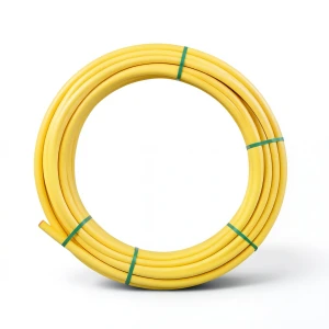 Almona HDPE Coil Pipe Pressure 8 Bar PE 80, OD 16 mm Thickness 3 mm Yellow