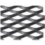 Hot Rolled Black Steel Expanded Metal Mesh Thickness 5.8 mm Width 1.22 m Length 5 m