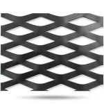 Hot Rolled Black Steel Expanded Metal Mesh Thickness 4.8 mm Width 1.22 m Length 3 m
