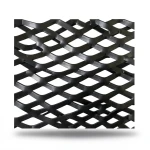 Hot Rolled Black Steel Expanded Metal Mesh Thickness 5.8 mm Width 1.22 m Length 6 m