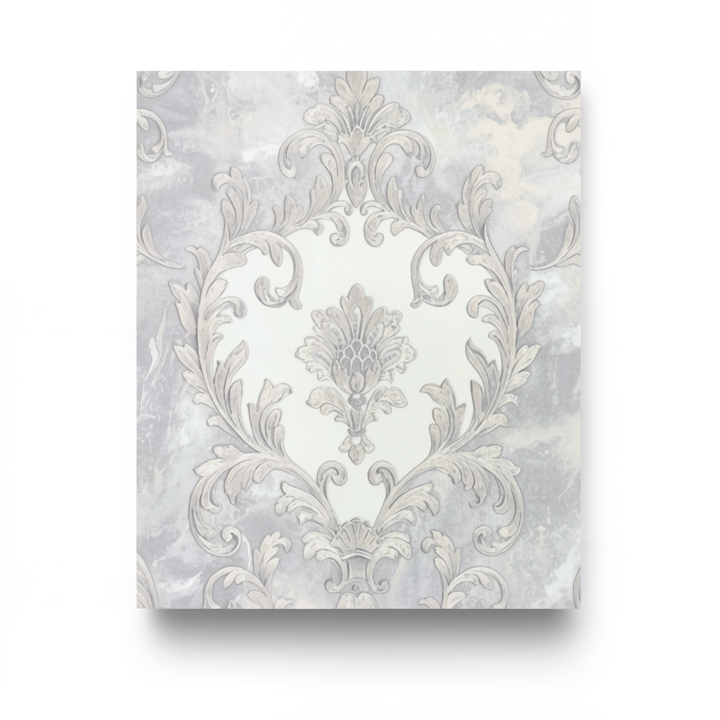 Italian Classic Wall Covering 10m x 1.06m Pale Gray, Model 83603