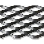Hot Rolled Black Steel Expanded Metal Mesh Thickness 4.8 mm Width 1.22 m Length 4 m