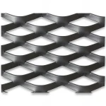 Hot Rolled Black Steel Expanded Metal Mesh Thickness 5.8 mm Width 1.22 m Length 7 m