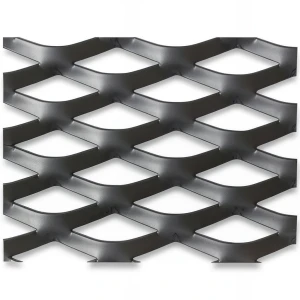 Hot Rolled Black Steel Expanded Metal Mesh Thickness 5.8 mm Width 1.22 m Length 7 m