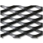 Hot Rolled Black Steel Expanded Metal Mesh Thickness 5.8 mm Width 1.22 m Length 6 m