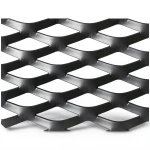 Hot Rolled Black Steel Expanded Metal Mesh Thickness 4.8 mm Width 1.22 m Length 6 m