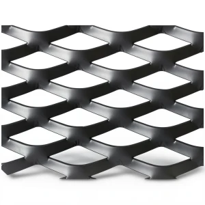 Hot Rolled Black Steel Expanded Metal Mesh Thickness 4.8 mm Width 1.22 m Length 6 m