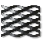 Hot Rolled Black Steel Expanded Metal Mesh Thickness 5.8 mm Width 1.22 m Length 7 m