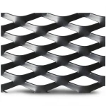 Hot Rolled Black Steel Expanded Metal Mesh Thickness 5.8 mm Width 1.22 m Length 1 m