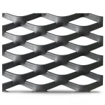Hot Rolled Black Steel Expanded Metal Mesh Thickness 6 mm Width 1.22 m Length 2 m