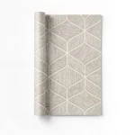 Italian Wallpaper Geometric Design 10m x 0.53m Beige